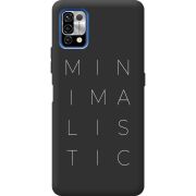 Черный чехол BoxFace Umidigi Power 5 Minimalistic