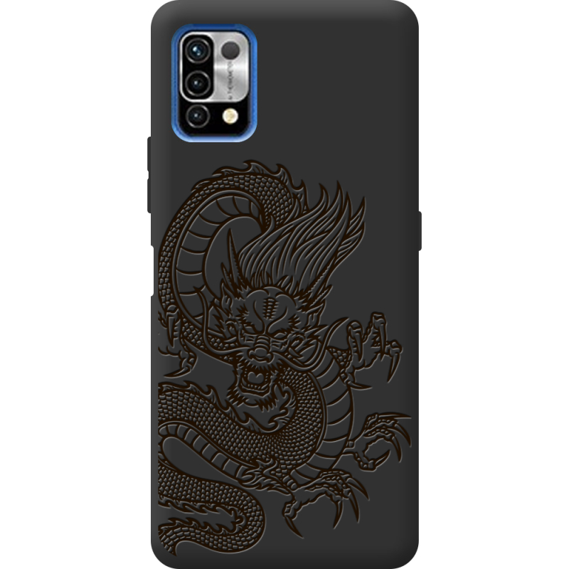 Черный чехол BoxFace Umidigi Power 5 Chinese Dragon