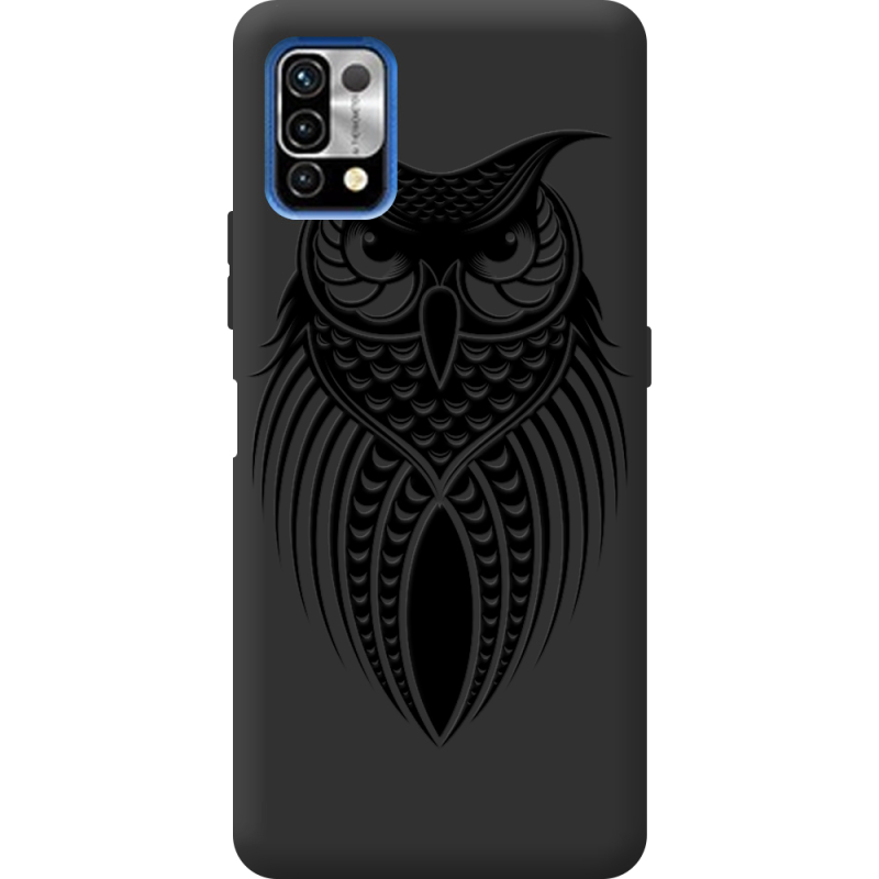 Черный чехол BoxFace Umidigi Power 5 Owl