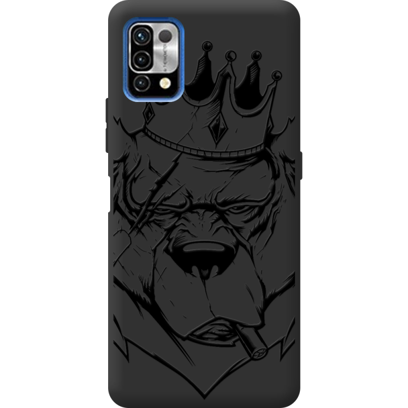 Черный чехол BoxFace Umidigi Power 5 Bear King