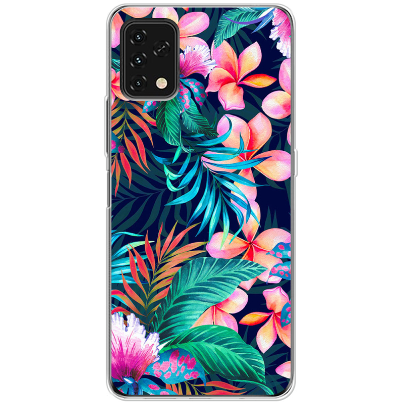 Чехол BoxFace Umidigi Power 5S flowers in the tropics