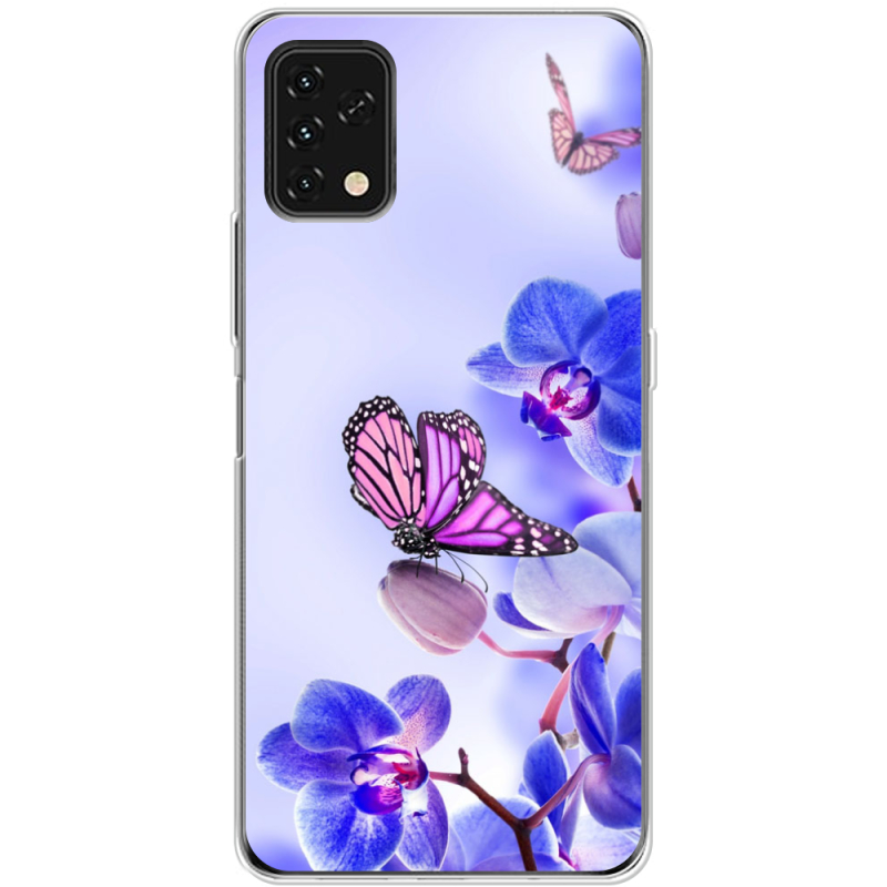 Чехол BoxFace Umidigi Power 5S Orchids and Butterflies