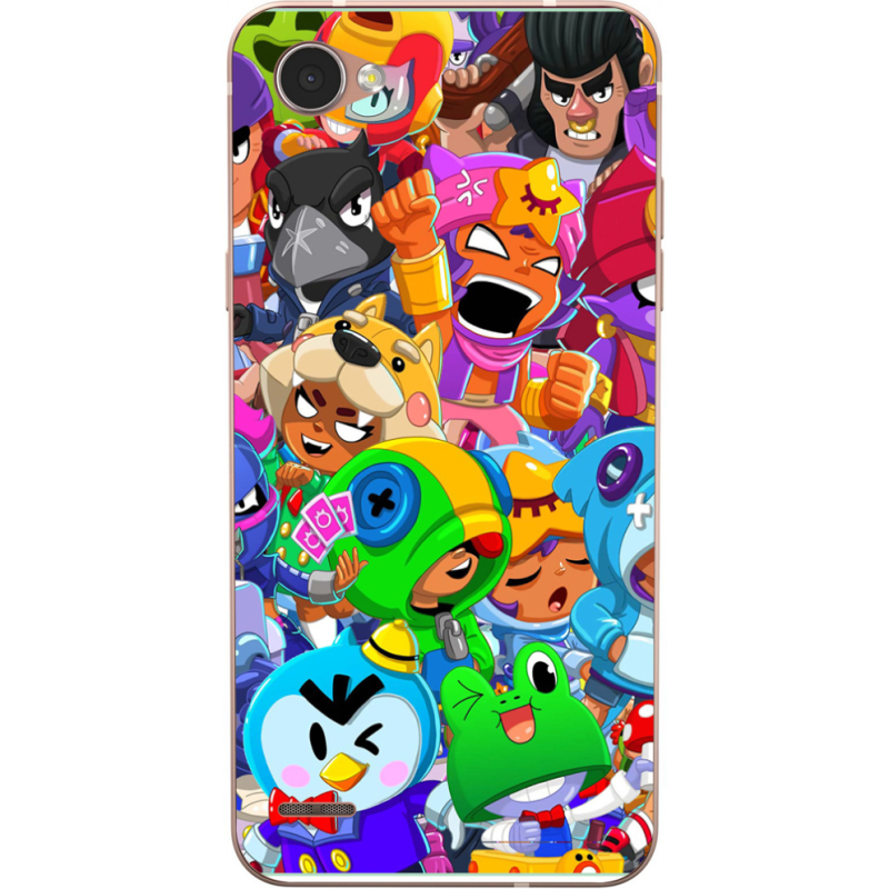 Чехол Uprint LG Q6 A / Plus LGM700 friends brawl stars