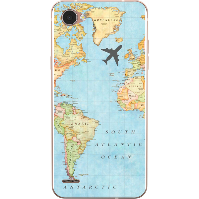 Чехол Uprint LG Q6 A / Plus LGM700 Карта