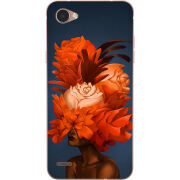 Чехол Uprint LG Q6 A / Plus LGM700 Exquisite Orange Flowers