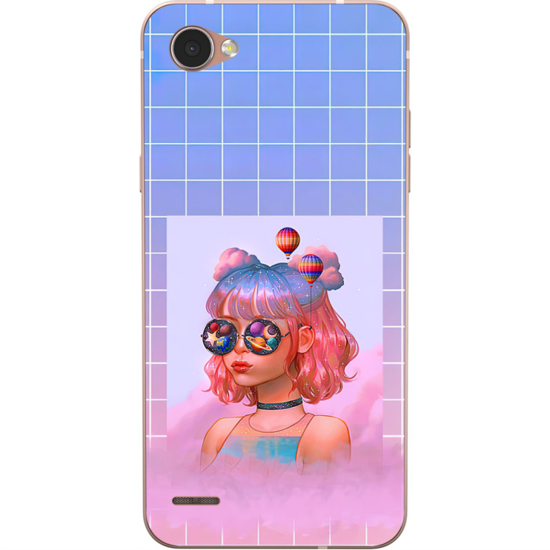 Чехол Uprint LG Q6 A / Plus LGM700 Girl in the Clouds