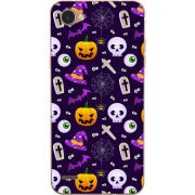 Чехол Uprint LG Q6 A / Plus LGM700 Halloween Purple Mood