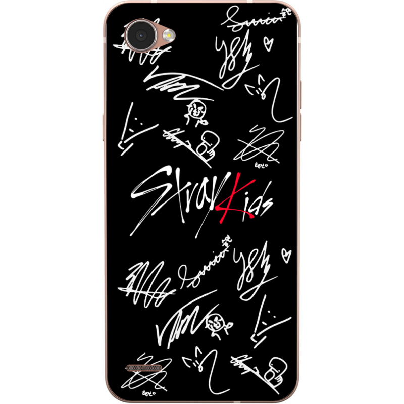Чехол Uprint LG Q6 A / Plus LGM700 Stray Kids автограф