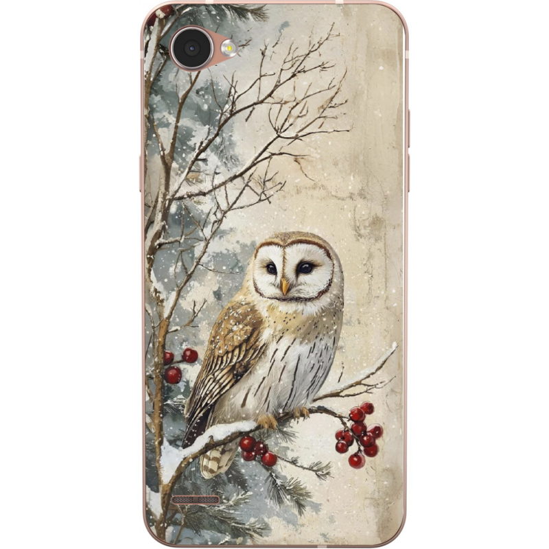Чехол Uprint LG Q6 A / Plus LGM700 Christmas Owl