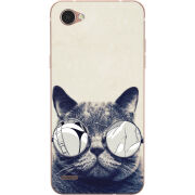 Чехол Uprint LG Q6 A / Plus LGM700 Соглядатай Кот