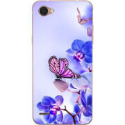 Чехол Uprint LG Q6 A / Plus LGM700 Orchids and Butterflies