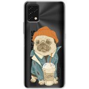 Прозрачный чехол BoxFace Umidigi Power 5S Dog Coffeeman