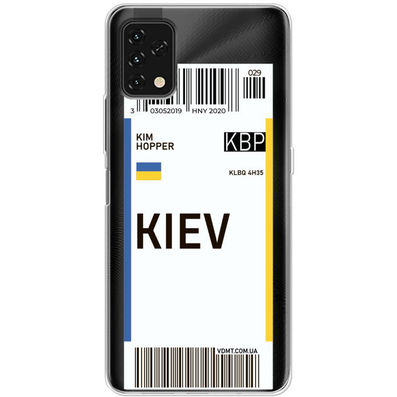 Прозрачный чехол BoxFace Umidigi Power 5S Ticket Kiev