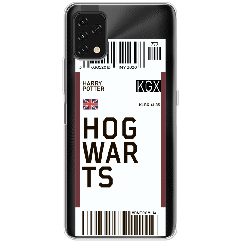 Прозрачный чехол BoxFace Umidigi Power 5S Ticket Hogwarts