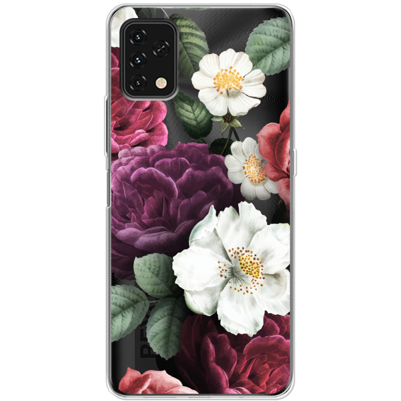 Прозрачный чехол BoxFace Umidigi Power 5S Floral Dark Dreams