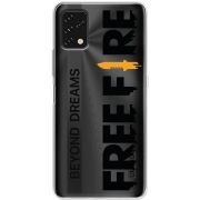 Прозрачный чехол BoxFace Umidigi Power 5S Free Fire Black Logo