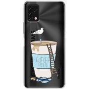 Прозрачный чехол BoxFace Umidigi Power 5S Segull in Cofee Pool