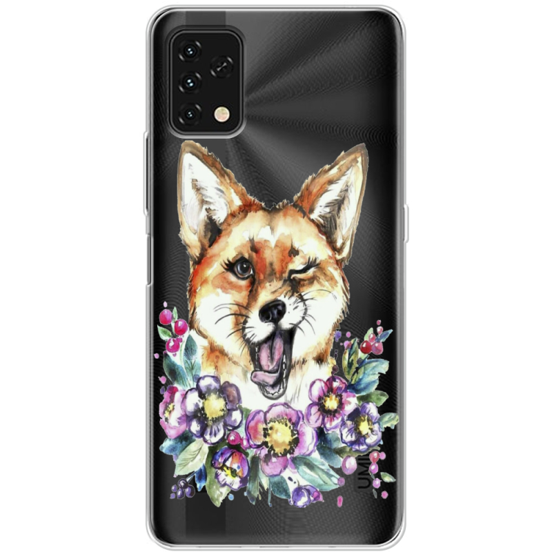 Прозрачный чехол BoxFace Umidigi Power 5S Winking Fox