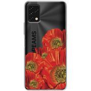 Прозрачный чехол BoxFace Umidigi Power 5S Red Poppies