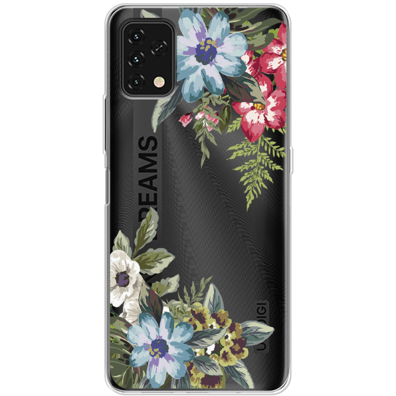 Прозрачный чехол BoxFace Umidigi Power 5S Floral