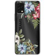 Прозрачный чехол BoxFace Umidigi Power 5S Floral