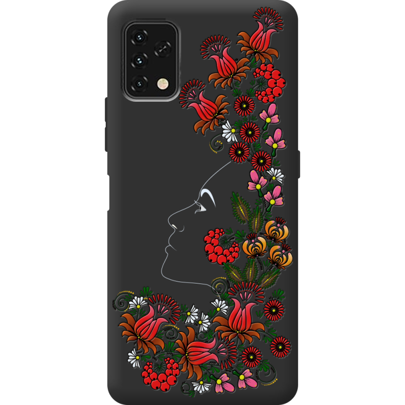 Черный чехол BoxFace Umidigi Power 5S 3D Ukrainian Muse