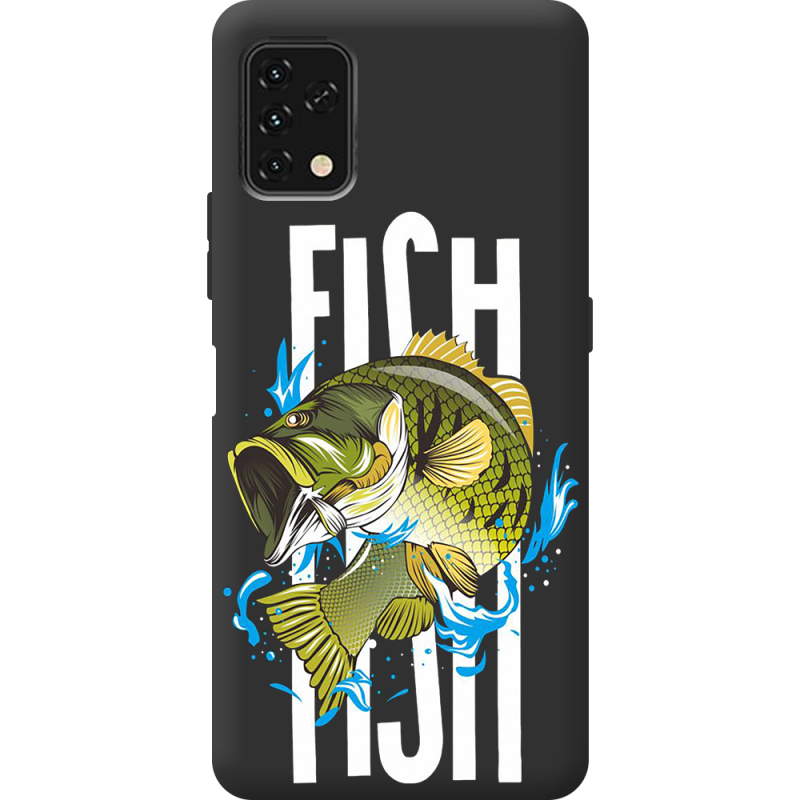 Черный чехол BoxFace Umidigi Power 5S Fish