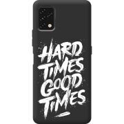 Черный чехол BoxFace Umidigi Power 5S Hard Times Good Times