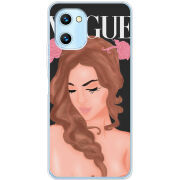 Чехол BoxFace Umidigi C1 Fashion Girl