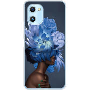 Чехол BoxFace Umidigi C1 Exquisite Blue Flowers