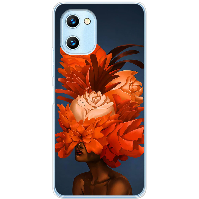 Чехол BoxFace Umidigi C1 Exquisite Orange Flowers