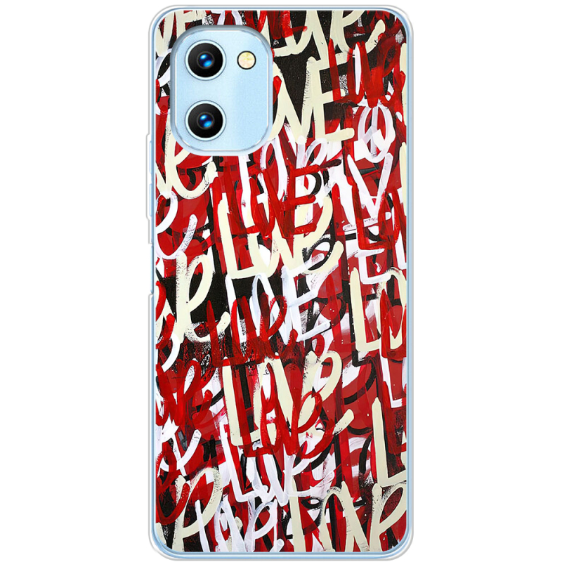 Чехол BoxFace Umidigi C1 Love Graffiti