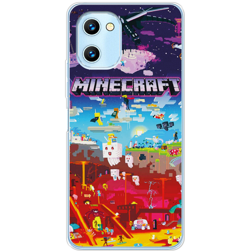 Чехол BoxFace Umidigi C1 Minecraft World Beyond