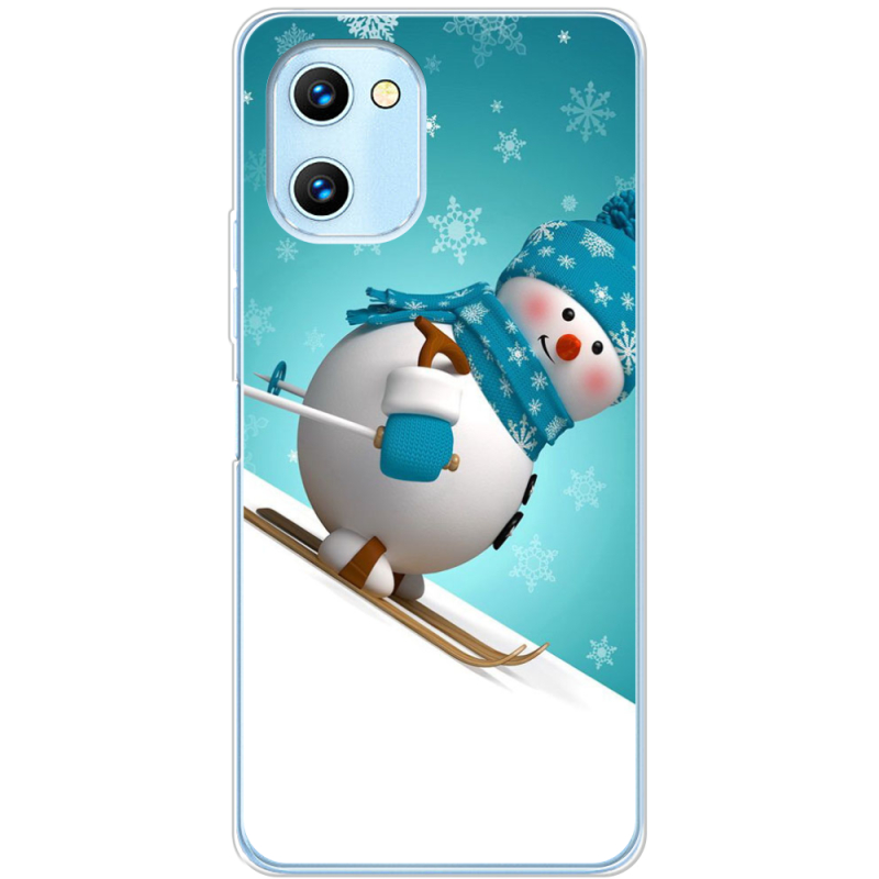 Чехол BoxFace Umidigi C1 Skier Snowman