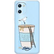 Прозрачный чехол BoxFace Umidigi C1 Segull in Cofee Pool