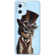 Прозрачный чехол BoxFace Umidigi C1 Steampunk Cat