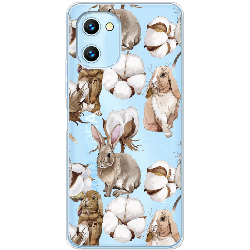 Прозрачный чехол BoxFace Umidigi C1 Cotton and Rabbits