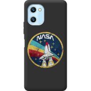 Черный чехол BoxFace Umidigi C1 NASA