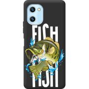 Черный чехол BoxFace Umidigi C1 Fish