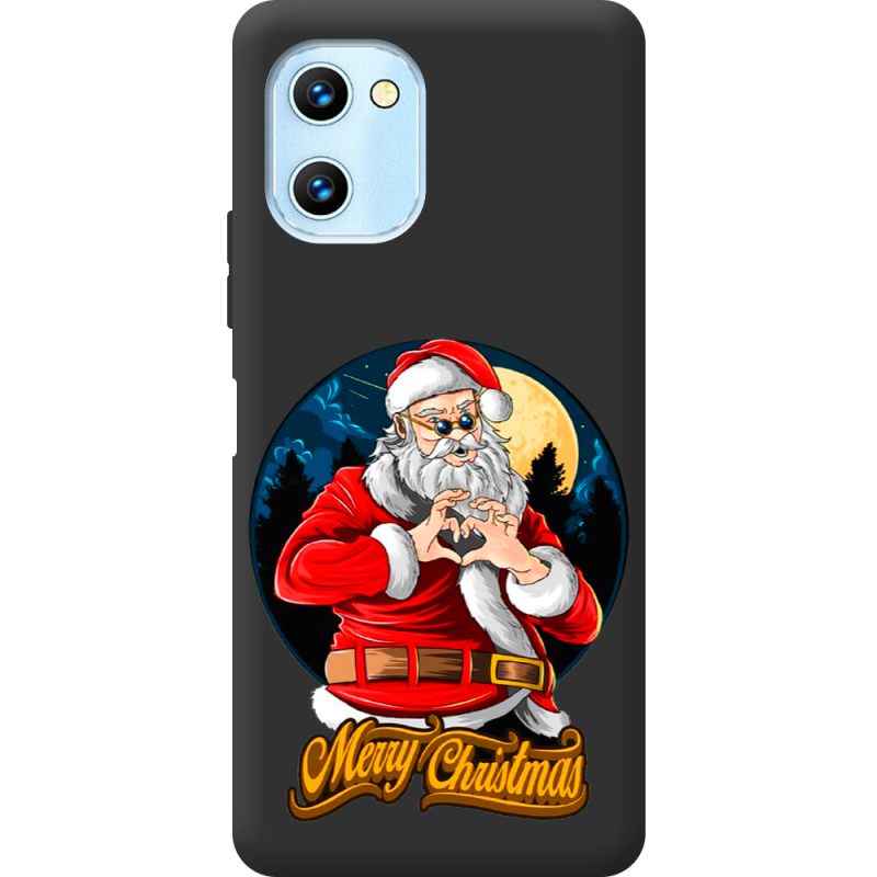 Черный чехол BoxFace Umidigi C1 Cool Santa