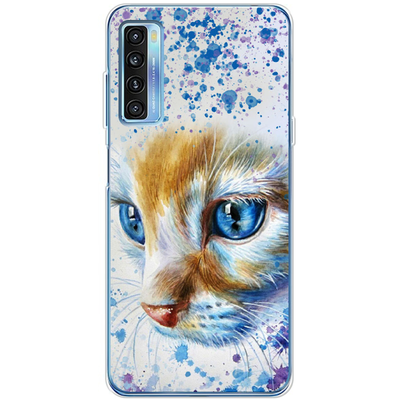 Чехол BoxFace TCL 20L Голубоглазый Кот