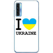 Чехол BoxFace TCL 20L I love Ukraine