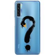 Прозрачный чехол BoxFace TCL 20L Swan question