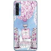 Чехол со стразами TCL 20L Perfume bottle