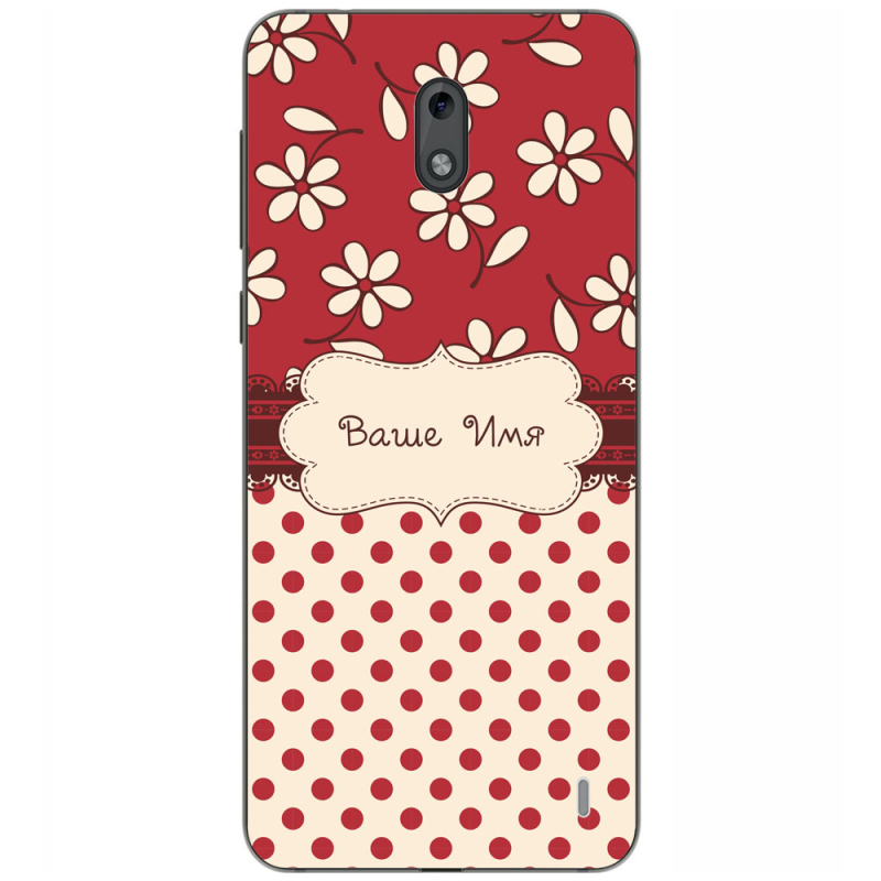 Чехол Uprint Nokia 2 Именной Polka Dots