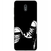 Чехол Uprint Nokia 2 Black Sneakers