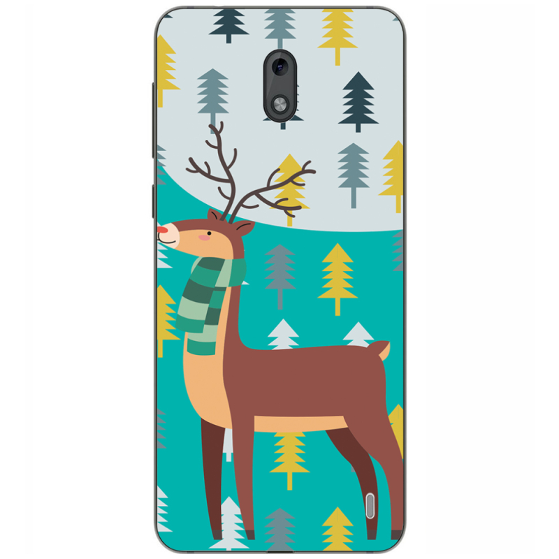 Чехол Uprint Nokia 2 Foresty Deer