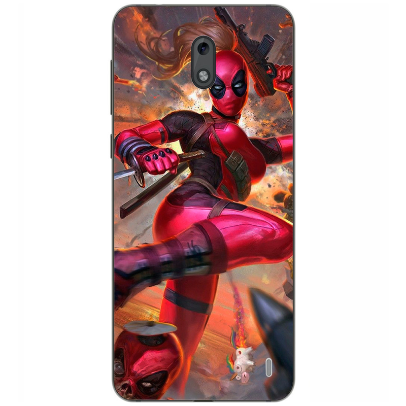 Чехол Uprint Nokia 2 Woman Deadpool