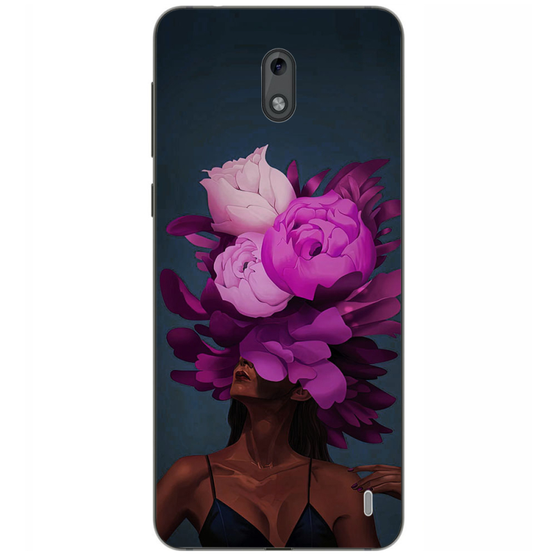 Чехол Uprint Nokia 2 Exquisite Purple Flowers