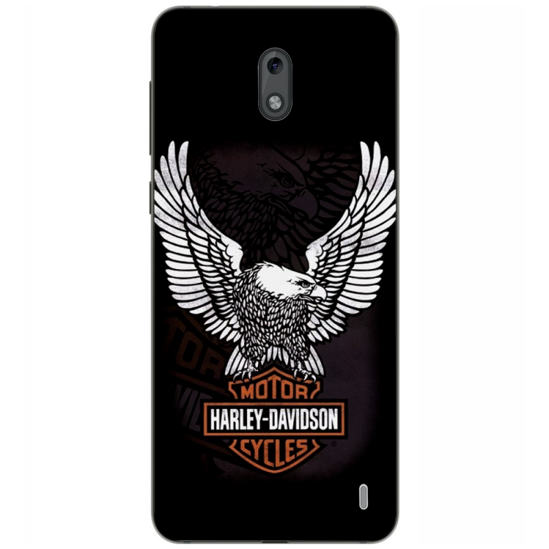 Чехол Uprint Nokia 2 Harley Davidson and eagle